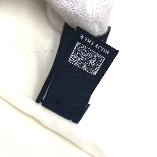 CHANEL scarf silk white COCO Mark Matrasse Women Used Authentic