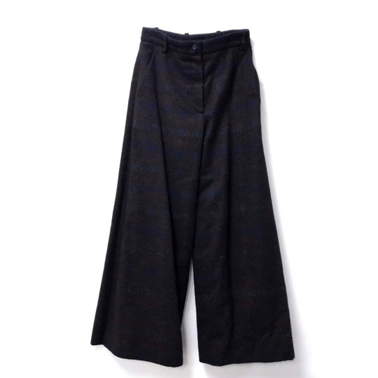CHANEL Pants fabric Bordeaux Flannel 15B Women 34 Used Authentic