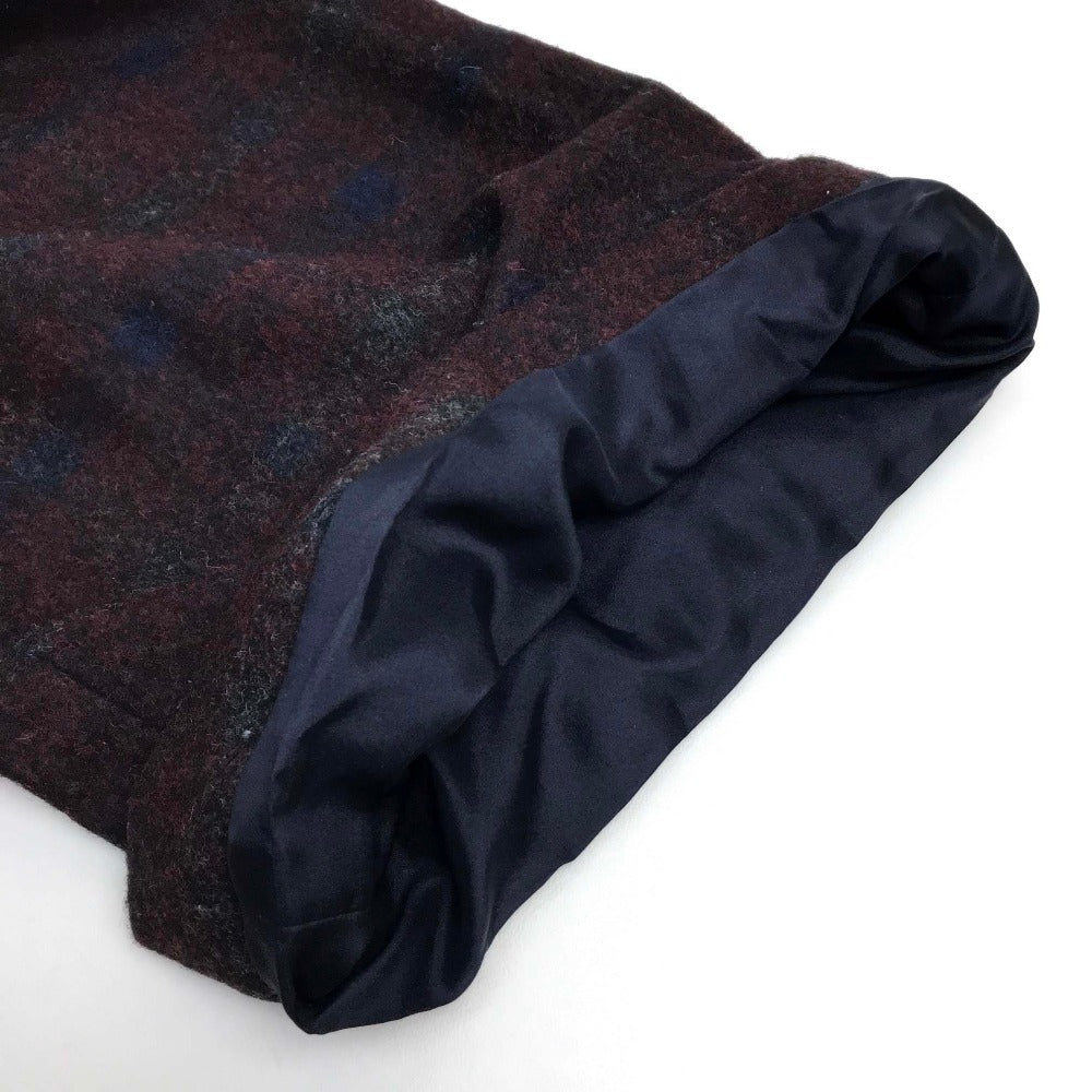 CHANEL Pants fabric Bordeaux Flannel 15B Women 34 Used Authentic
