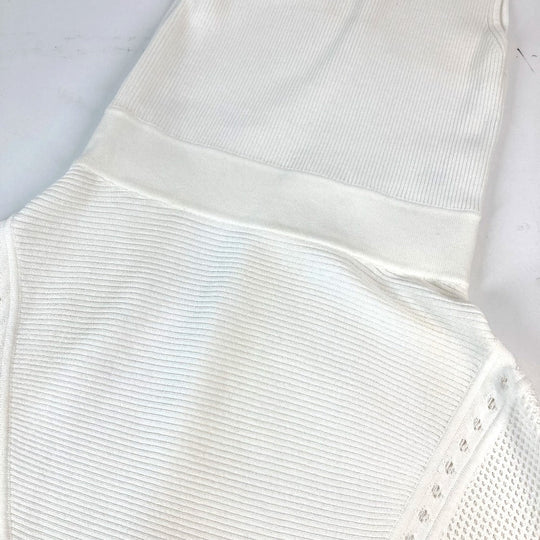 CHANEL one piece cotton white 15P Women 34 Used Authentic
