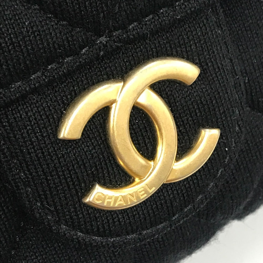 CHANEL Shoulder Bag AS3710 Jersey black Matrasse Small Hobo