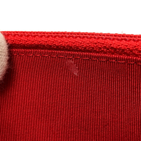 CHANEL Shoulder Bag AP0250 Caviar skin Red Long Wallet Purse CC COCO Mark Classic