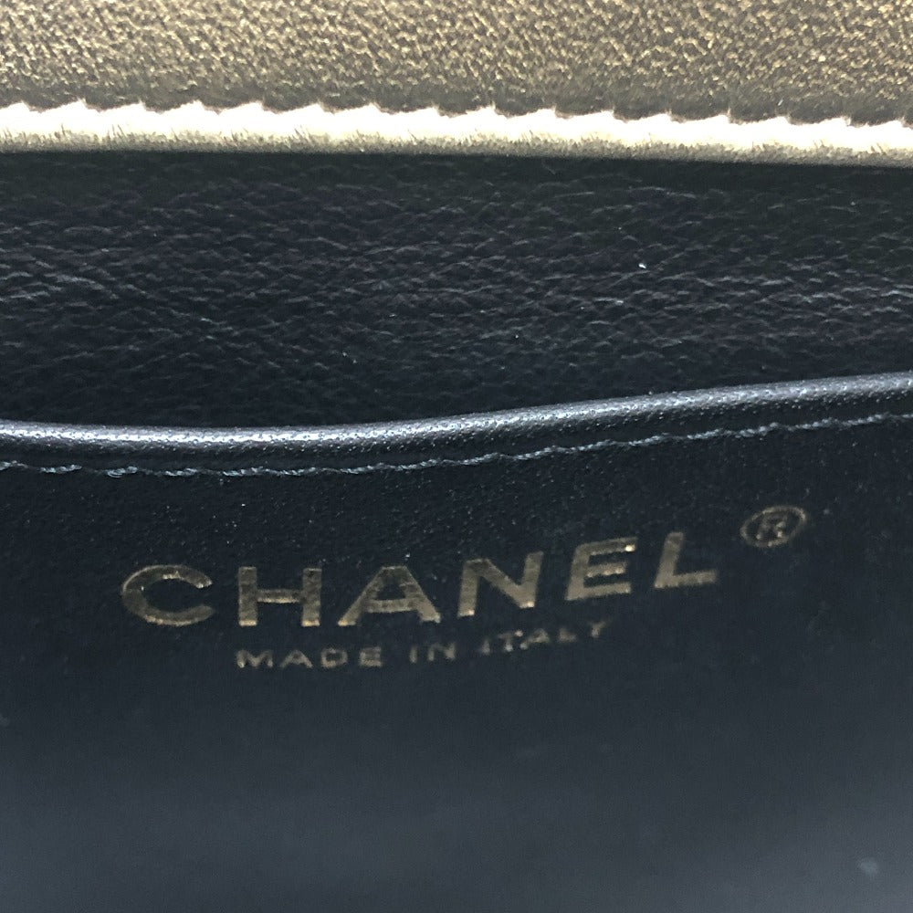 CHANEL Shoulder Bag AS3240 lambskin gold Matelasse COCO Mark Rhinestone
