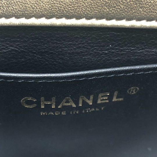 CHANEL Shoulder Bag AS3240 lambskin gold Matelasse COCO Mark Rhinestone