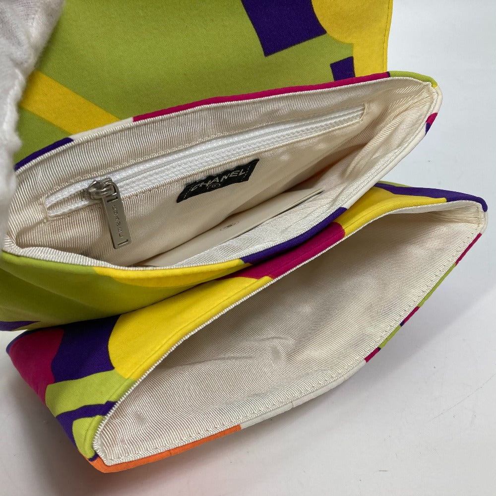 CHANEL Shoulder Bag Nylon multicolor Handbag mini bag chocolate bar piano