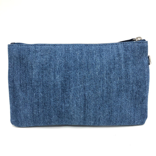 CHANEL Shoulder Bag AS3260 denim blue Chanel 22 Matelasse with medal charm Women Used Authentic