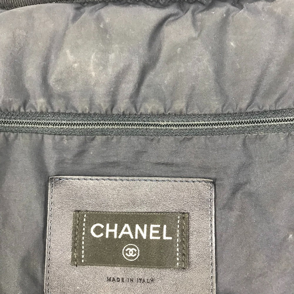 CHANEL Sling bag A57586 Nylon, Tweed Navy Shoulder Bag Coconeige Women Used Authentic