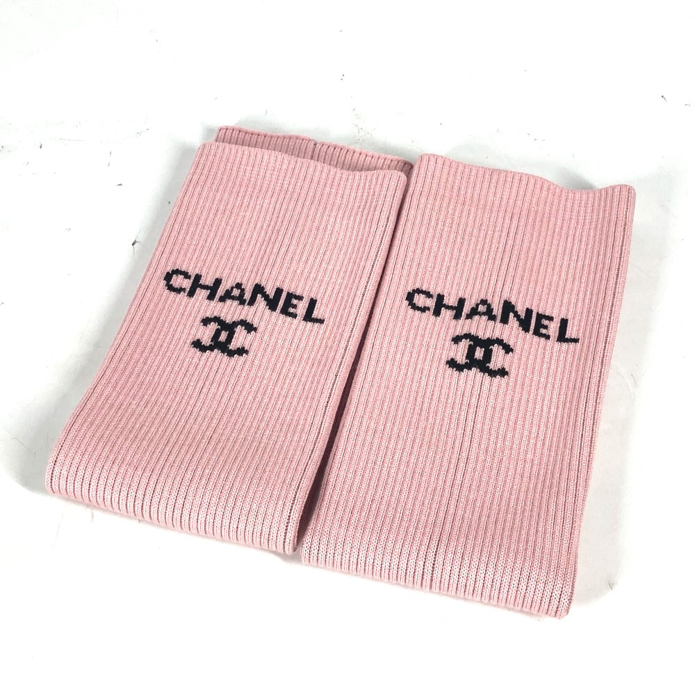 CHANEL Other fashion goods AA9804 Rayon, cotton/tencel/polyester pink 24C Gaiters Leg Warmers Women Used Authentic
