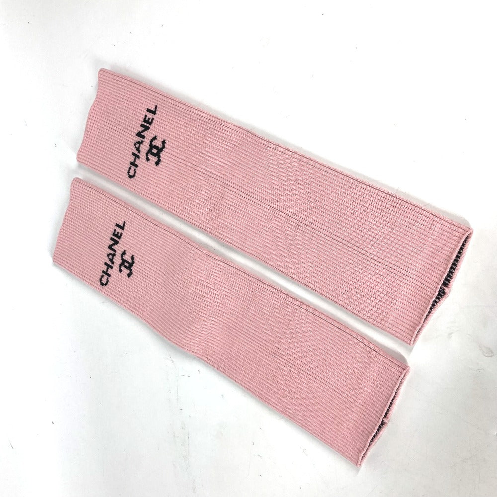 CHANEL Other fashion goods AA9804 Rayon, cotton/tencel/polyester pink 24C Gaiters Leg Warmers Women Used Authentic