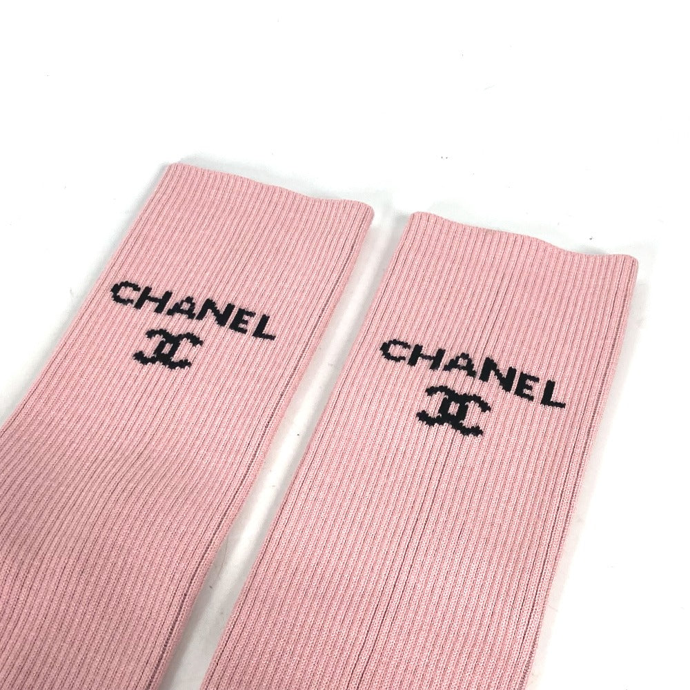 CHANEL Other fashion goods AA9804 Rayon, cotton/tencel/polyester pink 24C Gaiters Leg Warmers Women Used Authentic