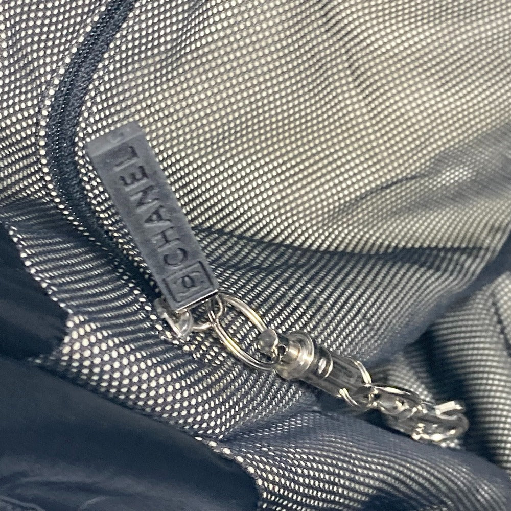 CHANEL Shoulder Bag Nylon black sportssports CC COCO Mark logo Women Used Authentic