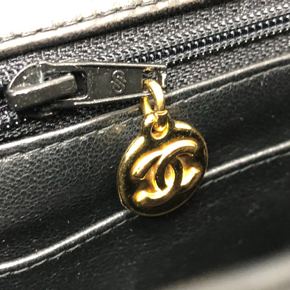 CHANEL Shoulder Bag lambskin black Matrasse 30