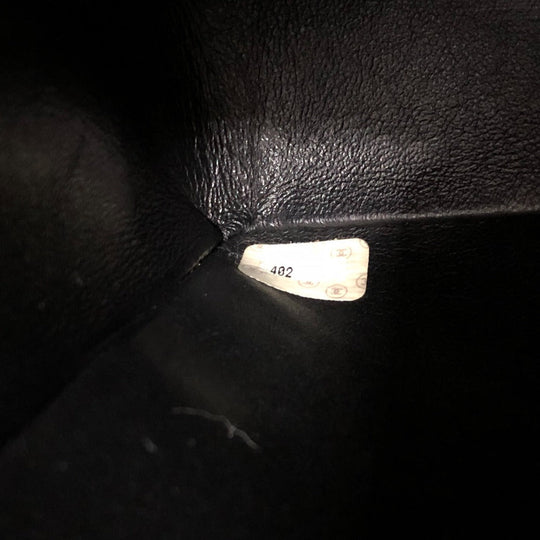 CHANEL Shoulder Bag lambskin black Matrasse 30