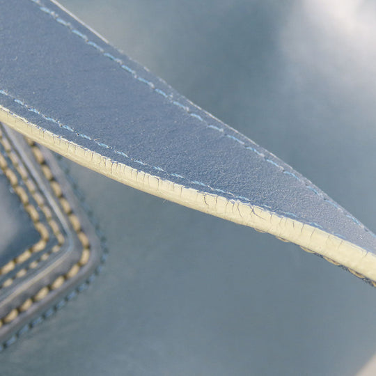 COACH Handbag 11609 Leather, Patent Leather blue Signature Women Used Authentic