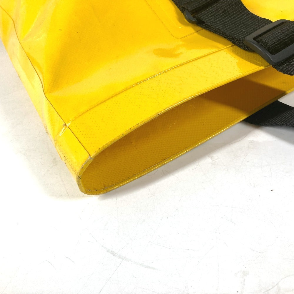 CHANEL Shoulder Bag Plastics yellow Waterproof CC COCO Mark ETANCHE logo Women Used Authentic