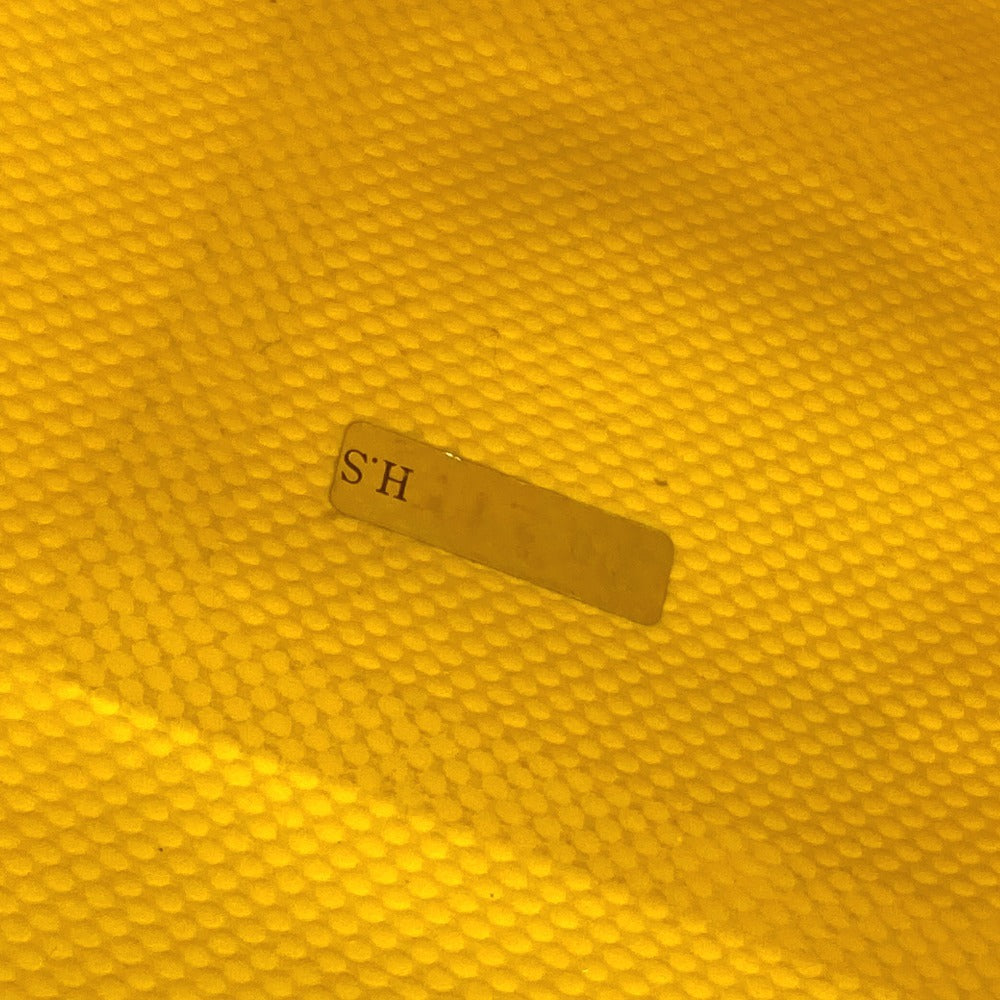 CHANEL Shoulder Bag Plastics yellow Waterproof CC COCO Mark ETANCHE logo Women Used Authentic