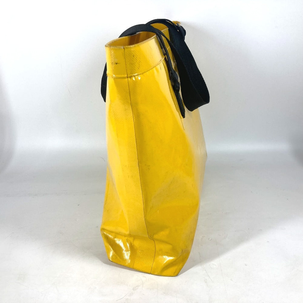 CHANEL Shoulder Bag Plastics yellow Waterproof CC COCO Mark ETANCHE logo Women Used Authentic