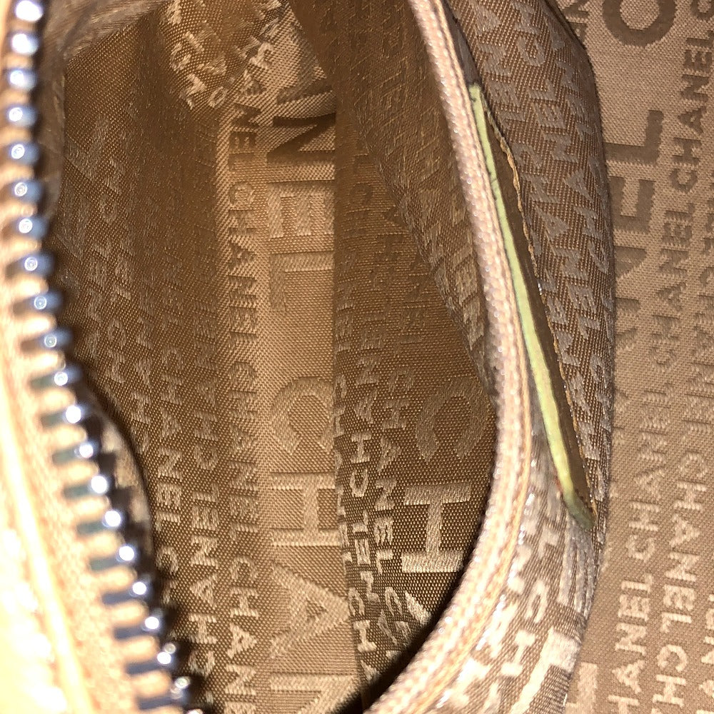 CHANEL Handbag leather beige COCO Mark Bolt