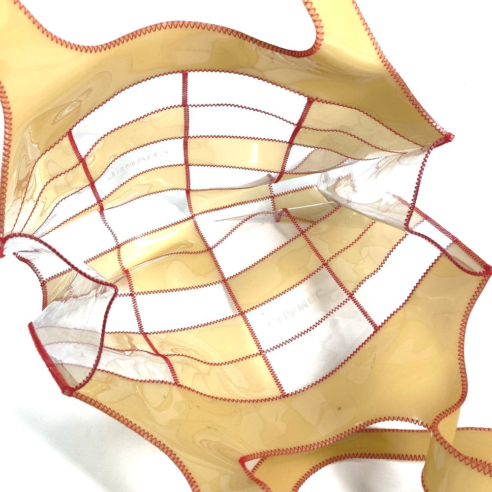 CHANEL Shoulder Bag Plastics beige CC COCO Mark Women Used Authentic