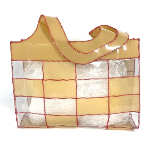 CHANEL Shoulder Bag Plastics beige CC COCO Mark Women Used Authentic