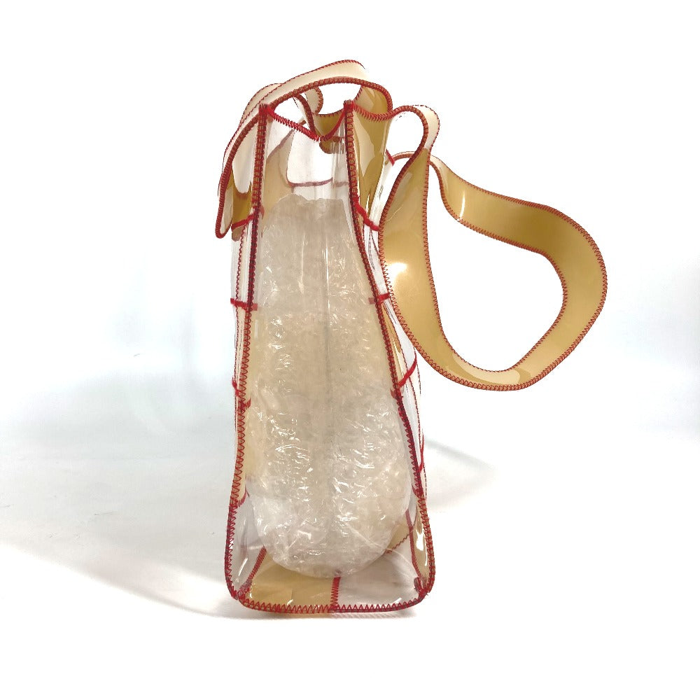 CHANEL Shoulder Bag Plastics beige CC COCO Mark Women Used Authentic