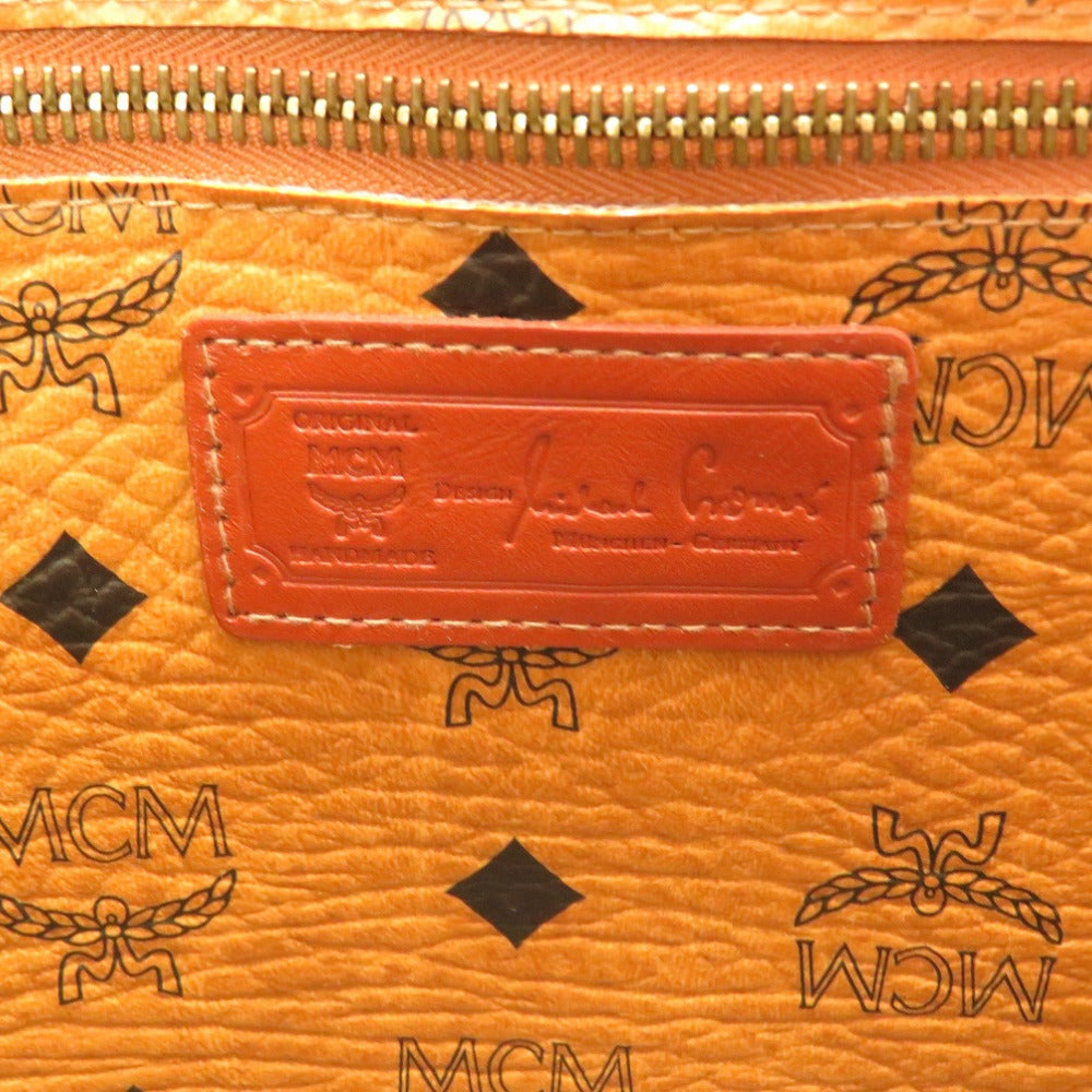 MCM Tote Bag PVC Brown Monogram Pattern Women(Unisex) Used Authentic