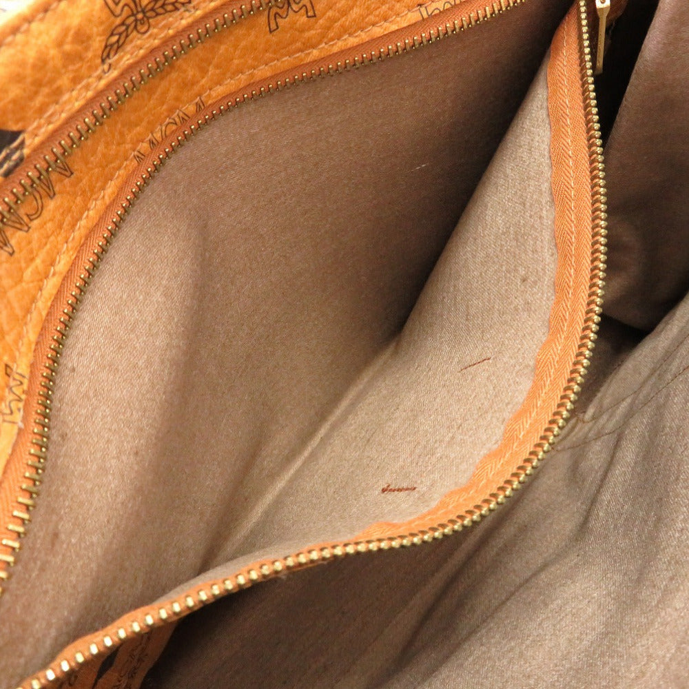 MCM Tote Bag PVC Brown Monogram Pattern Women(Unisex) Used Authentic