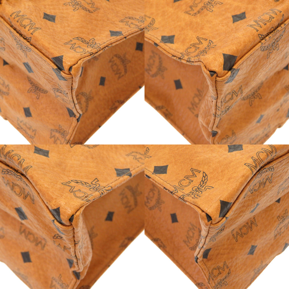 MCM Tote Bag PVC Brown Monogram Pattern Women(Unisex) Used Authentic