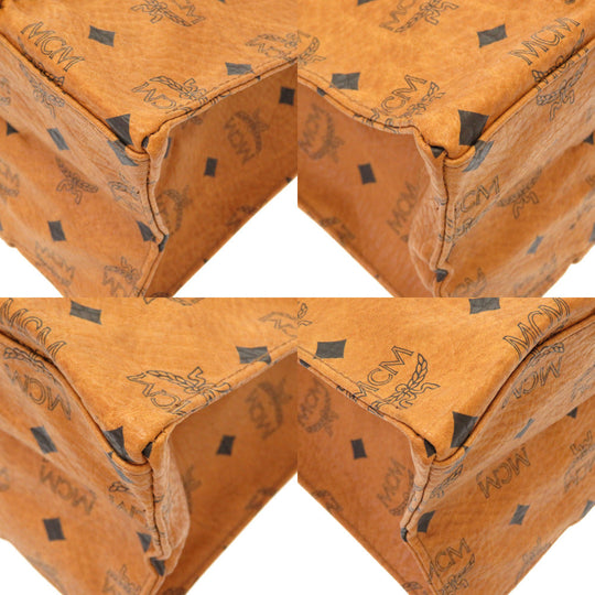 MCM Tote Bag PVC Brown Monogram Pattern Women(Unisex) Used Authentic