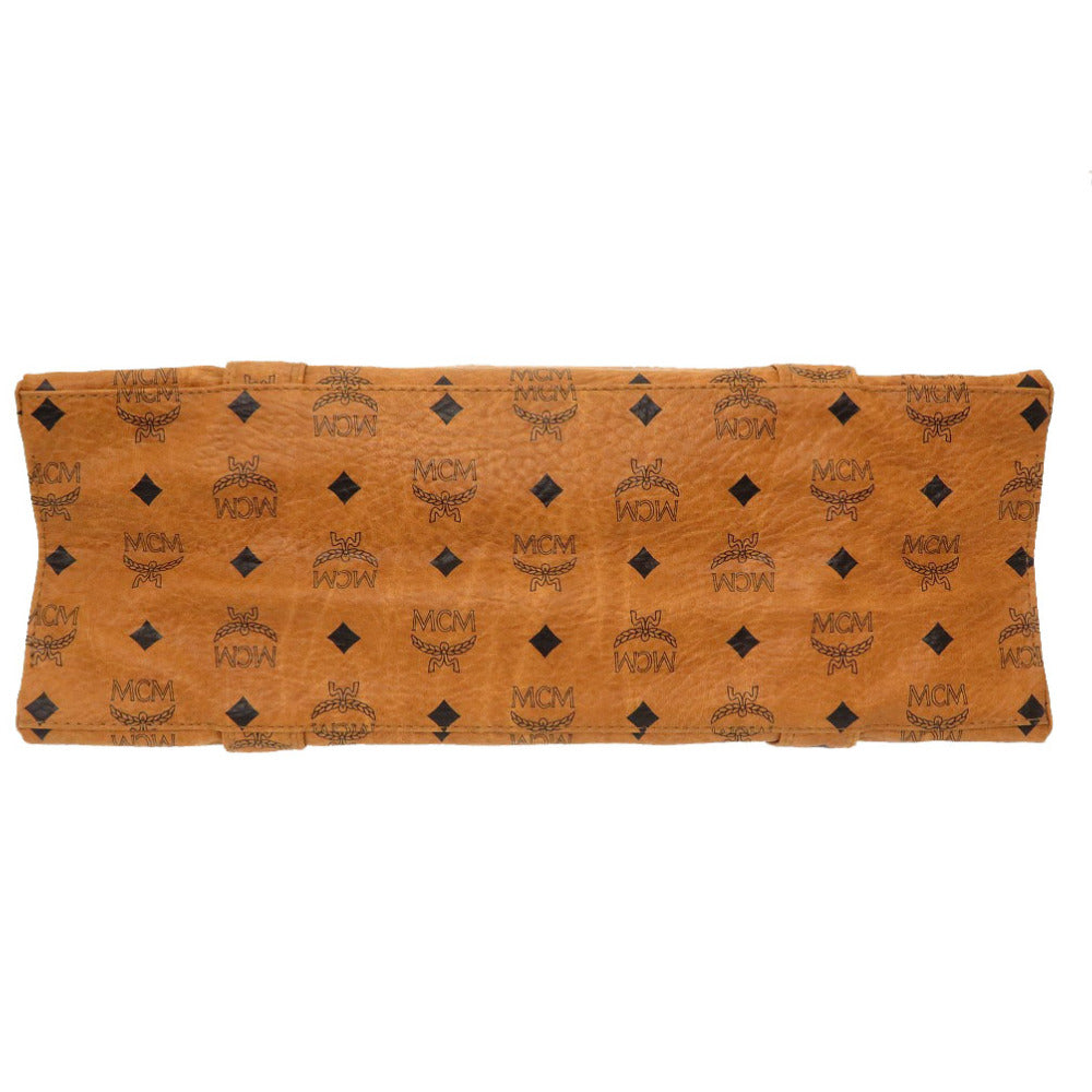 MCM Tote Bag PVC Brown Monogram Pattern Women(Unisex) Used Authentic