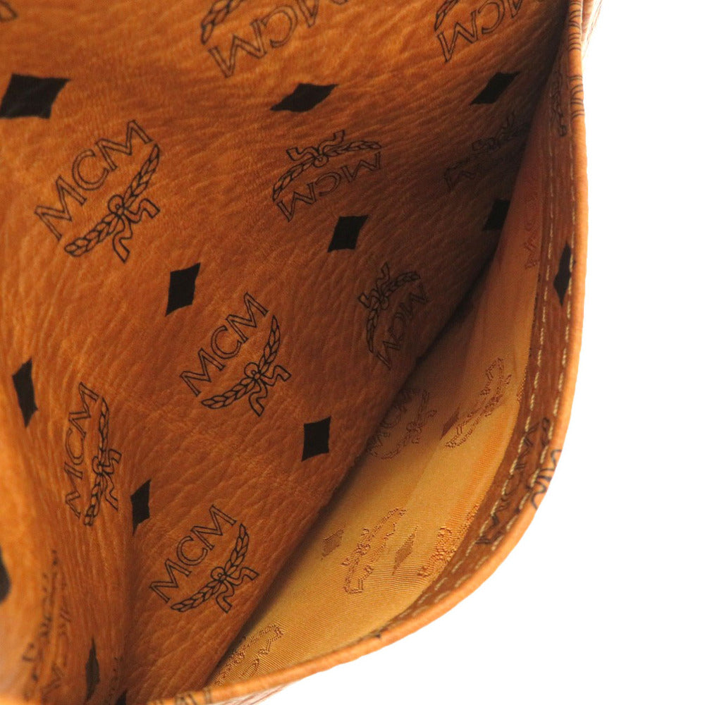 MCM Tote Bag PVC Brown Monogram Pattern Women(Unisex) Used Authentic