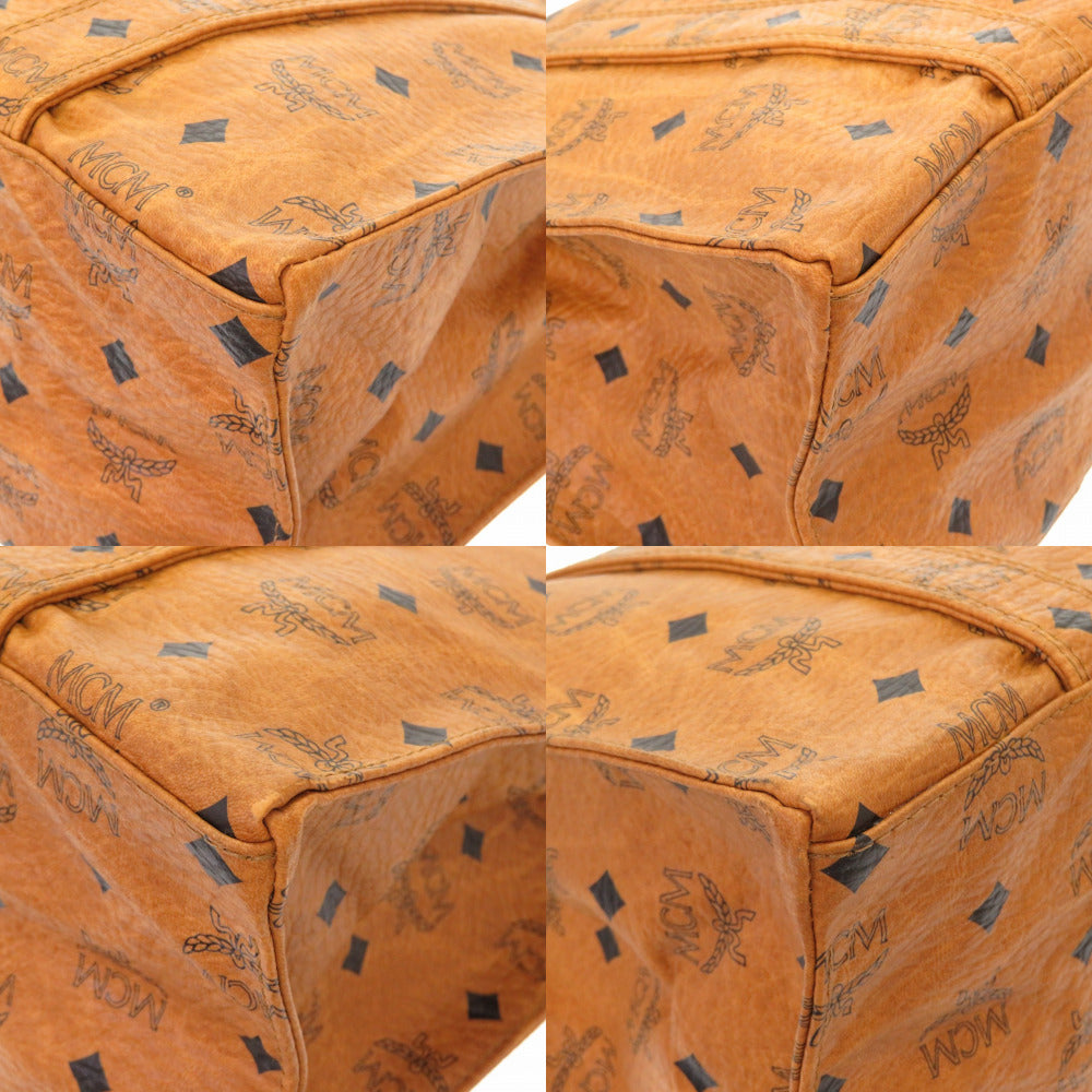 MCM Tote Bag PVC Brown Monogram Pattern Women(Unisex) Used Authentic