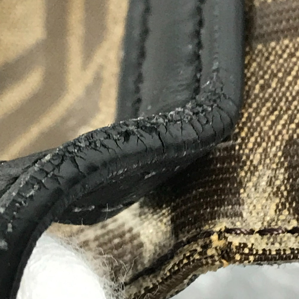 FENDI Tote Bag 8BH348 PVC, Leather Brown Zucca mens Used Authentic