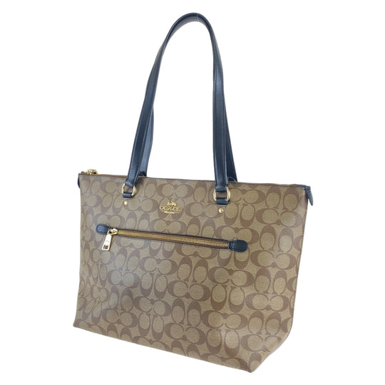 COACH Tote Bag canvas beige Signature