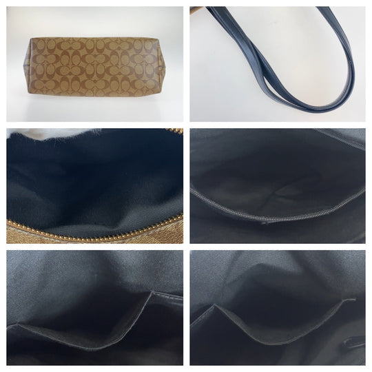 COACH Tote Bag canvas beige Signature