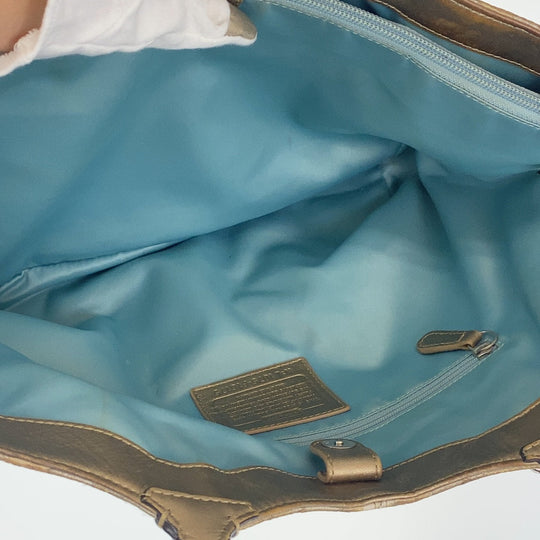 COACH Tote Bag canvas beige Signature