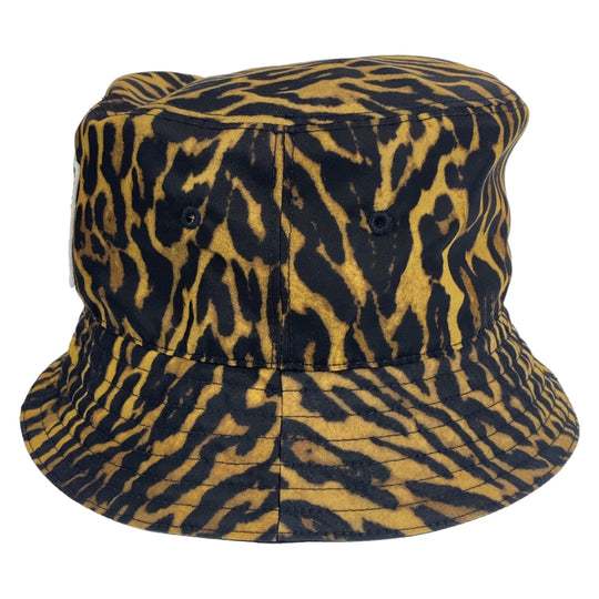 BURBERRY hat polyamide Brown black Bucket hat, hat, bucket hat Leopard Pattern Leopard Pattern mens Used Authentic