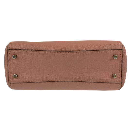 COACH Tote Bag leather pink