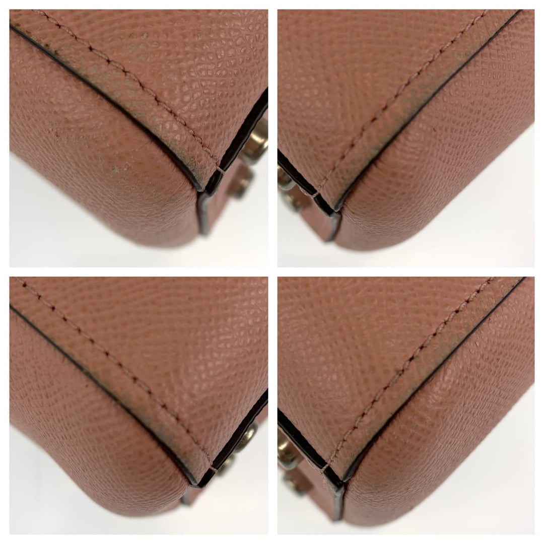 COACH Tote Bag leather pink