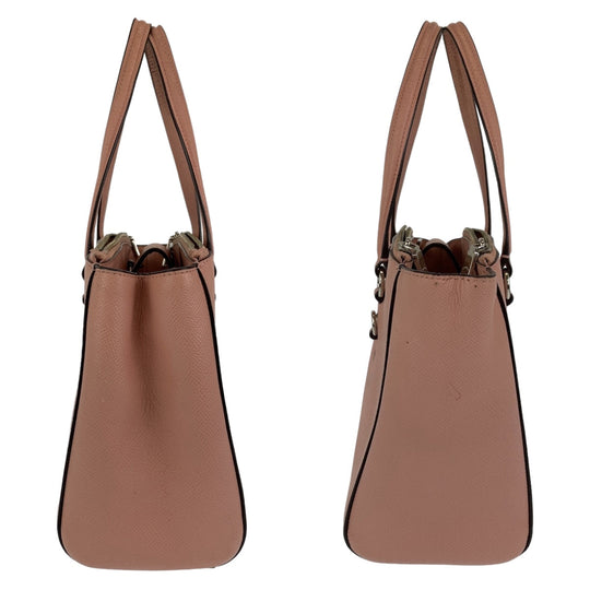 COACH Tote Bag leather pink