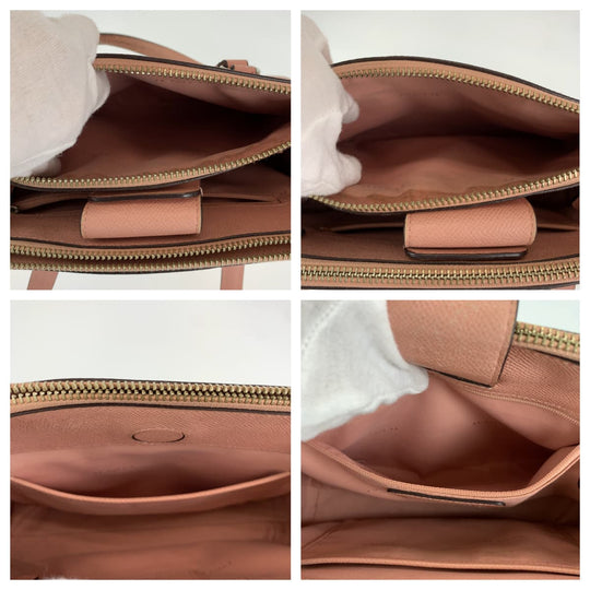 COACH Tote Bag leather pink
