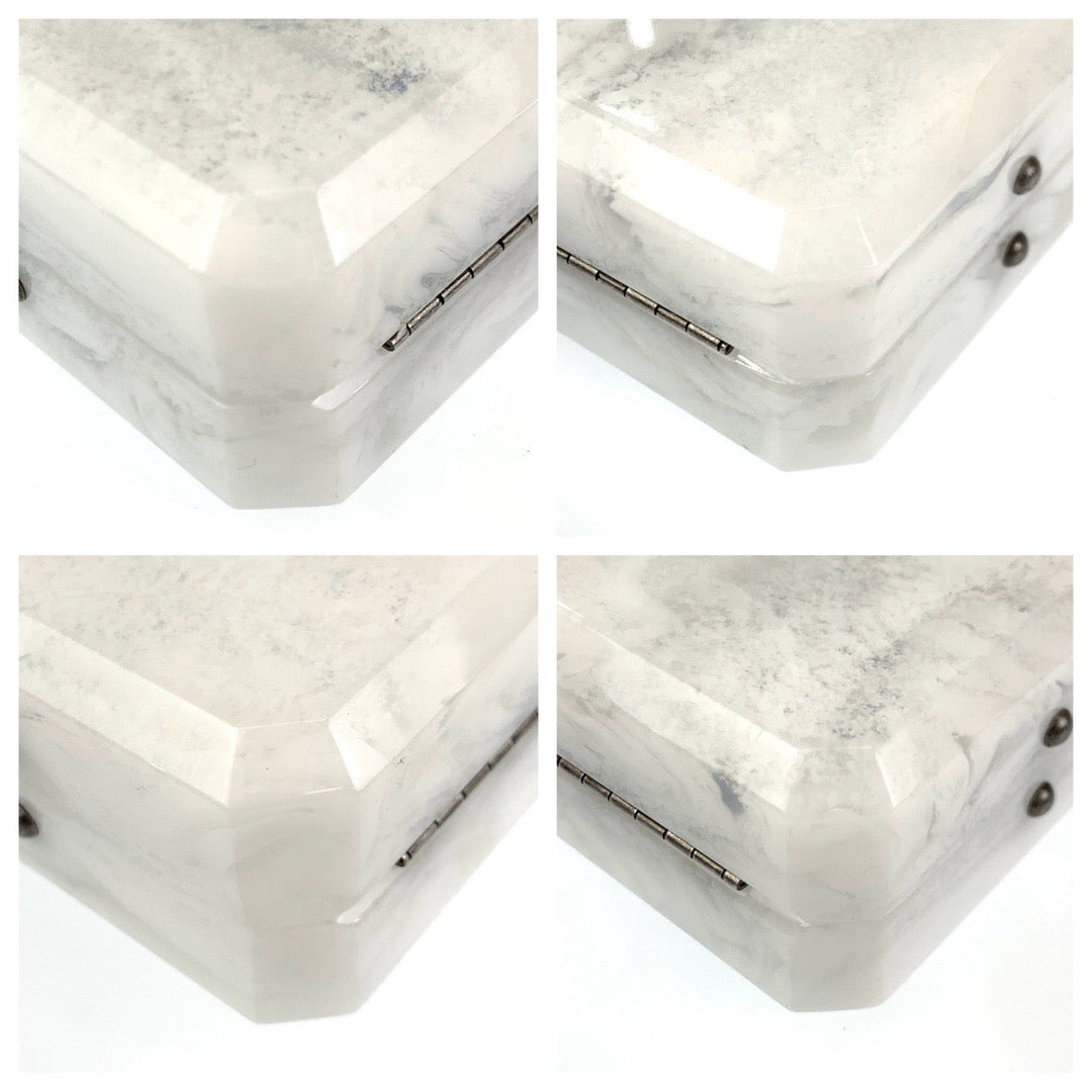 CHANEL Shoulder Bag plastic white Marble pattern 2016Paris-Roma N°5 Parfume Bottle Mini Bag