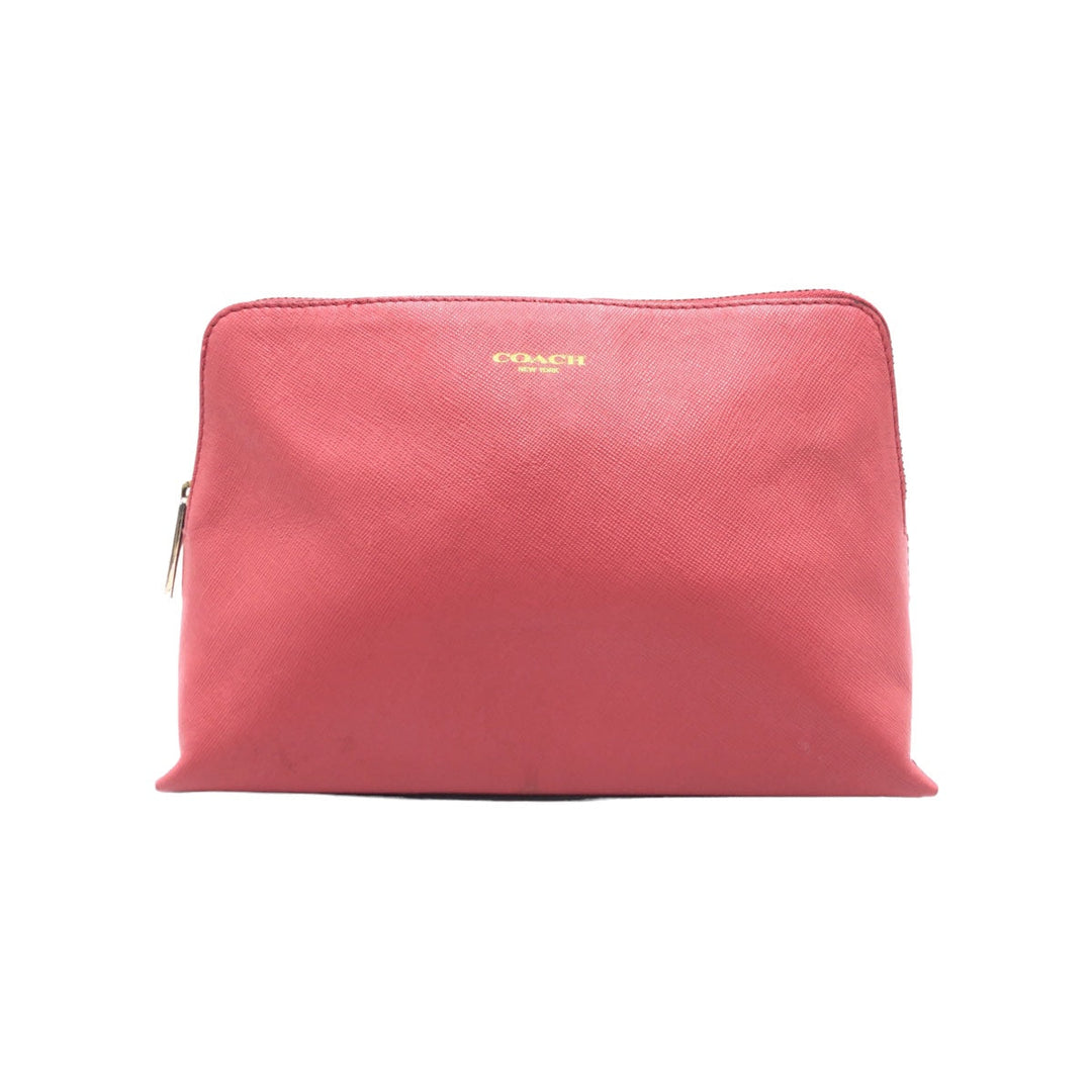 COACH Pouch Calfskin pink