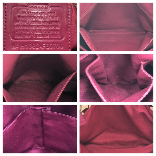 COACH Tote Bag F25706 canvas Brown Signature Embossing