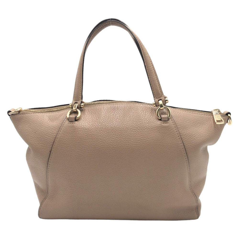 COACH Handbag 79997 leather beige