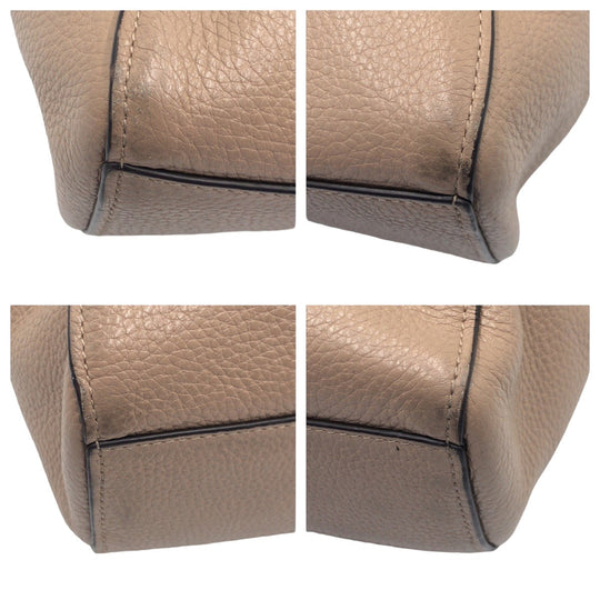 COACH Handbag 79997 leather beige