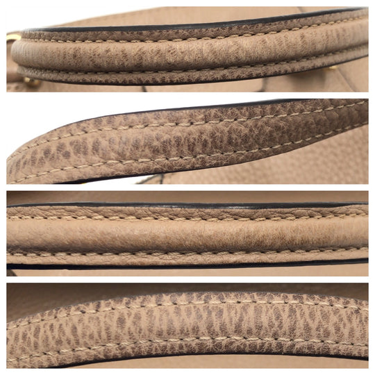 COACH Handbag 79997 leather beige