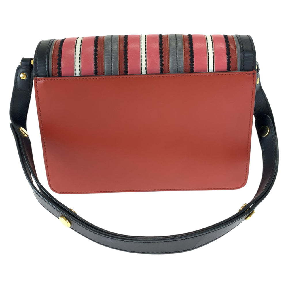MARNI Shoulder Bag Calfskin multicolor Shoulder Bag Crossbody Bag Trunk Medium Bag Women Used Authentic