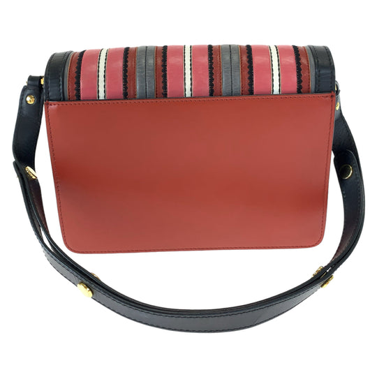 MARNI Shoulder Bag Calfskin multicolor Shoulder Bag Crossbody Bag Trunk Medium Bag Women Used Authentic