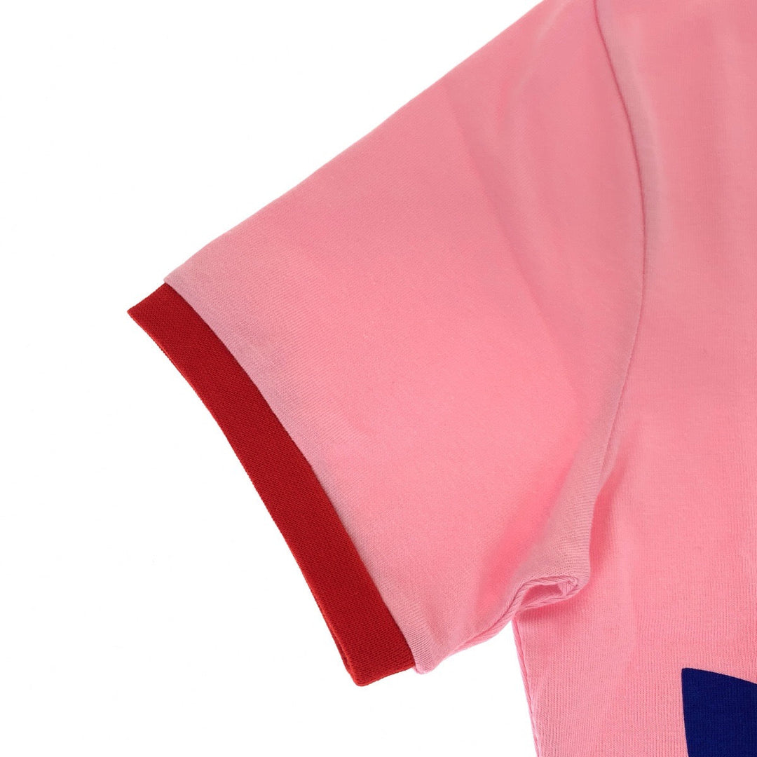GUCCI Short sleeve T-shirt 693637 cotton pink red red Short sleeve T-shirt adidasxGUCCI 22Stainless Steel Women XXS Used Authentic